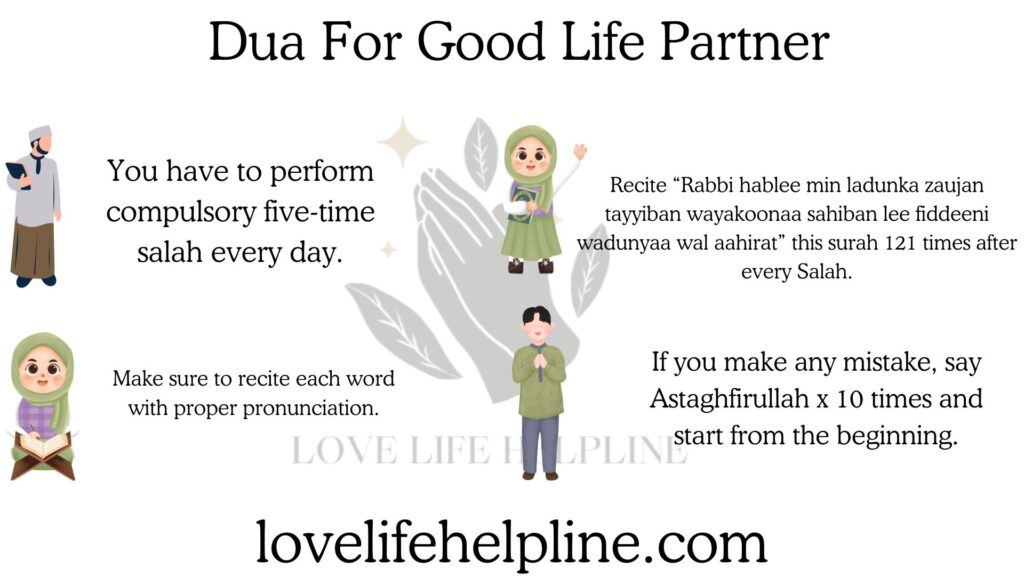 Dua for good life partner